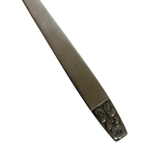 Rogers Stanley Roberts Danesmore 4 Iced Tea Spoons Satin Stainless Steel 1970s - Picture 3 of 4